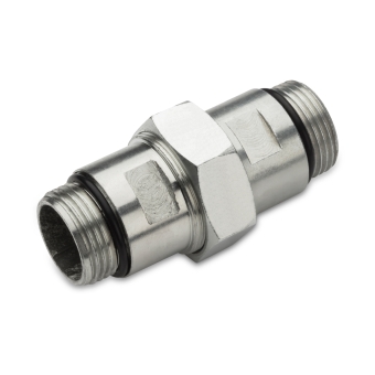 Messing Doppelnippel 1