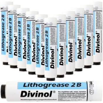 12x Lube Shuttle Divinol KP2N-30 Lithogrease 2B 400g 12x Lube Shuttle 400g DIVINOL LITHOGREASE 2B Komplex-SF KP2N-30