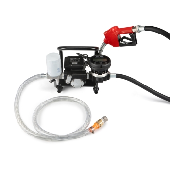 Dieselpumpe selbstansaugend 230V 60l/min tragbar im Set Digital 