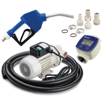 Pumpe für AdBlue® 230V, Aut. Zapfpistole, Durchflussmesser Sparpaket Pumpe für AdBlue® selbstansaugend 230V 34l/min, Aut. Zapfpistole, Zählwerk