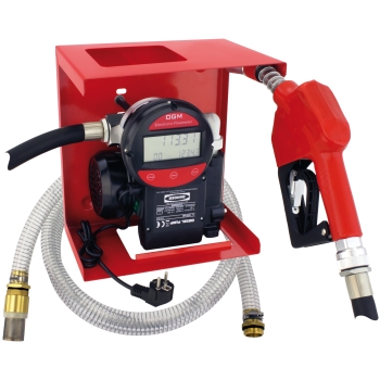 Dieselpumpe, Aut. Zapfpistole, digital Zählwerk 230V 60l/min Dieselpumpe selbstansaugend 230V 60l/min, Automatik Zapfpistole im Set Digital