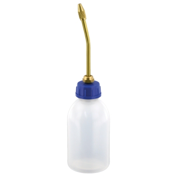 Öler Flasche mit Messingdüse 125ml Öler Flasche transparent 125ml (PE) mit Messingspritzdüse